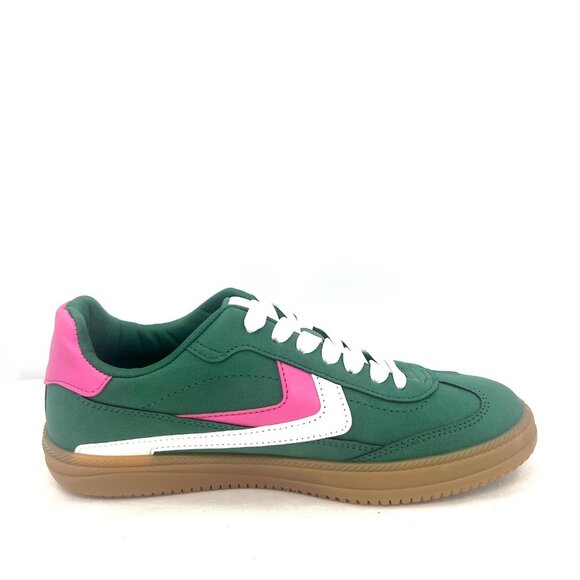New Dolce Vita Sybela Green Pink Retro Sneakers Women's 7.5 M - Picture 3 of 10